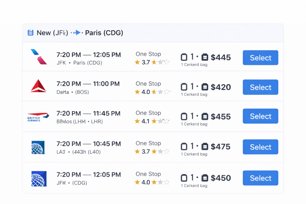 cheap flight tips for first time travelers using flight comparison tools