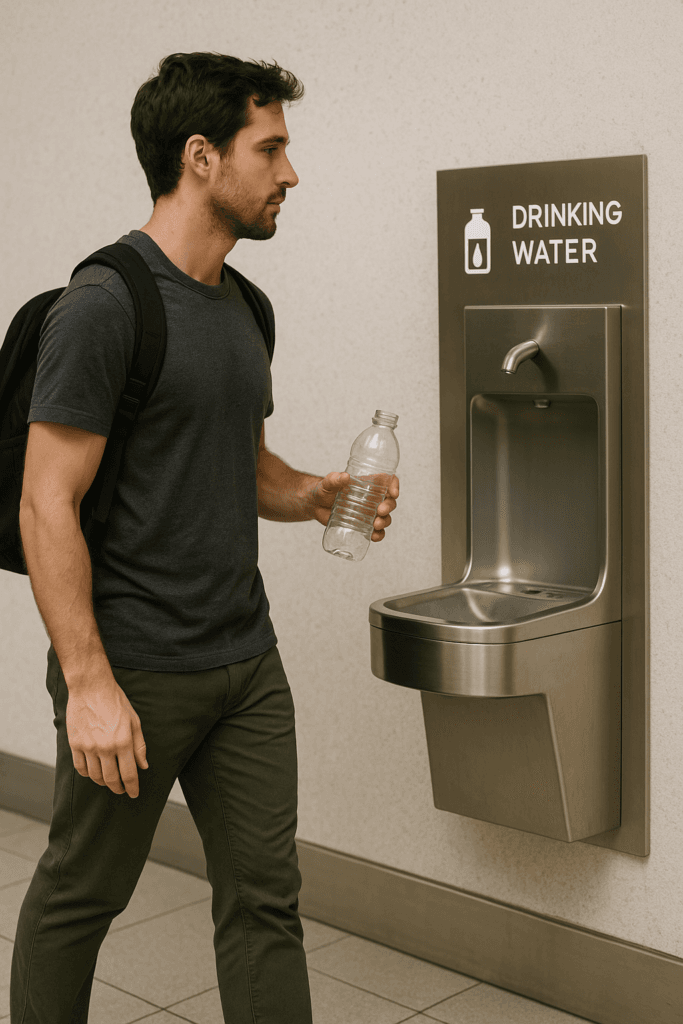 save money at airport water hack